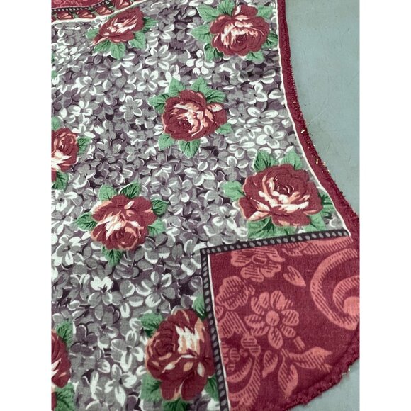 Christmas stocking handmade floral pink purple gold trim embellished sequin READ - Picture 6 of 6